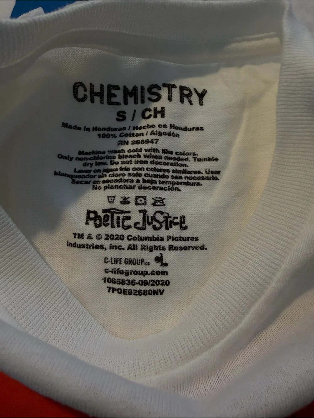 Chemistry white short